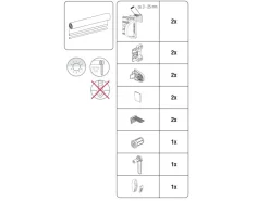 Gardinia EasyFix Rollo Uni 90 cm x 210 cm strukturiert* Rollos|Raffrollos