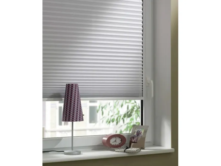 Gardinia EasyFix Thermo-Plissee mit 2 Bedienschienen 50 cm x 130 cm