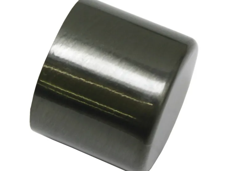 Gardinia Endkappe Chicago für Ø 20 mm Titan 12 cm x 10 cm* Vorhänge|Seilspanngarnituren