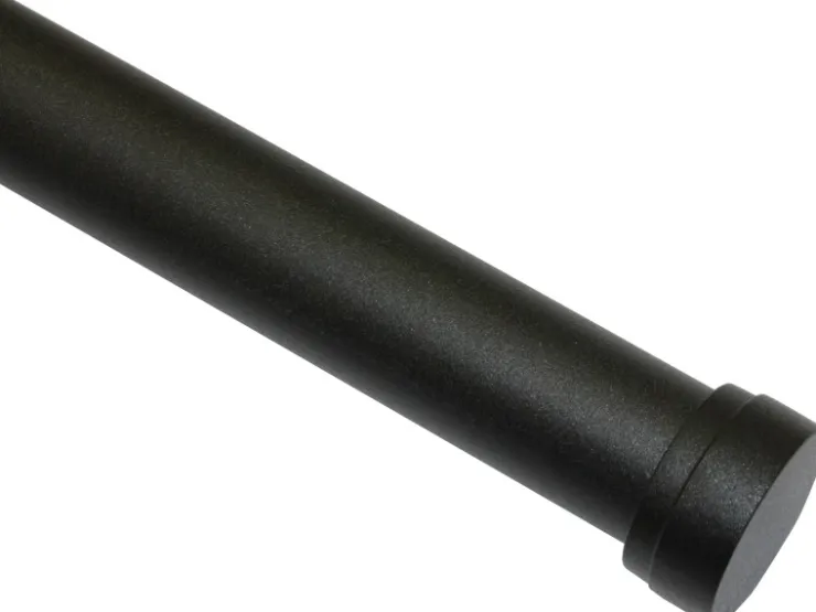 Gardinia Endkappe Industrial Home Ø 25 mm Schwarz 2 Stück* Gardinenstangen|Vorhänge