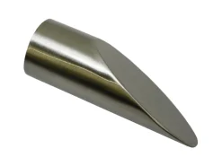 Gardinia Endstück Chicago Elypse für Ø 20 mm Edelstahloptik 2-er Pack* Gardinenstangen