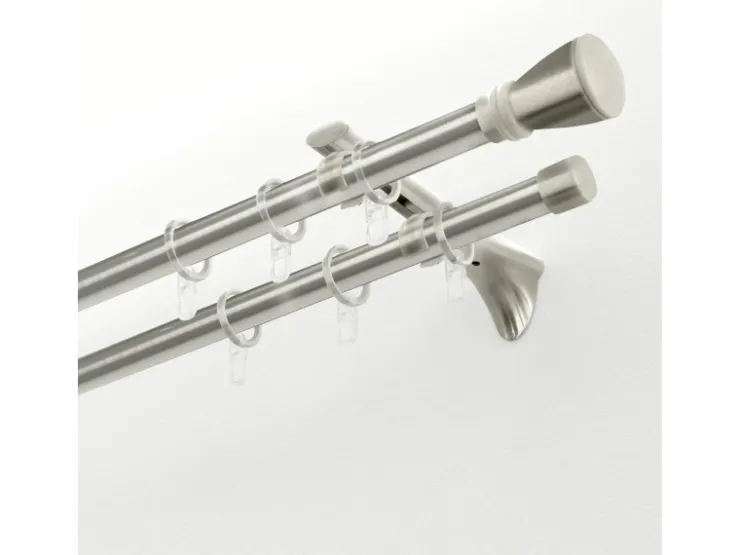 Gardinia Endstück Chicago Kappe für Ø 20 mm optik 2-er Pack