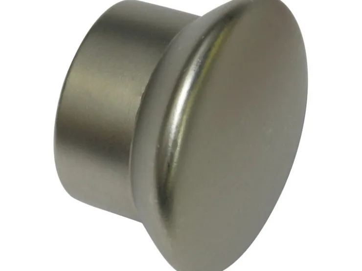 Gardinia Endstück Europa für Ø 19 mm Silber-* Gardinenstangen|Vorhänge
