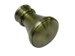 Gardinia Endstück Europa Lago für Ø 19 mm Messing-Antik* Vorhänge|Seilspanngarnituren