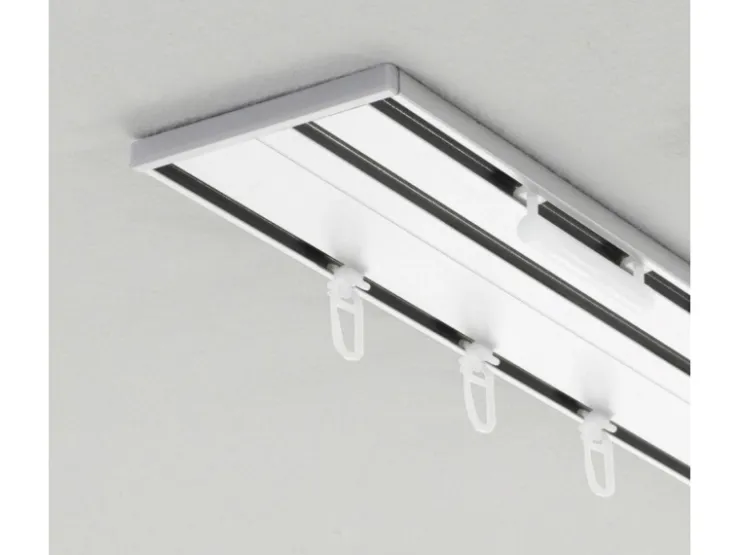Gardinia Endstück für Aluminium-Vorhangschiene 3-läufig Weiß 2-er Pack* Gardinenschienen