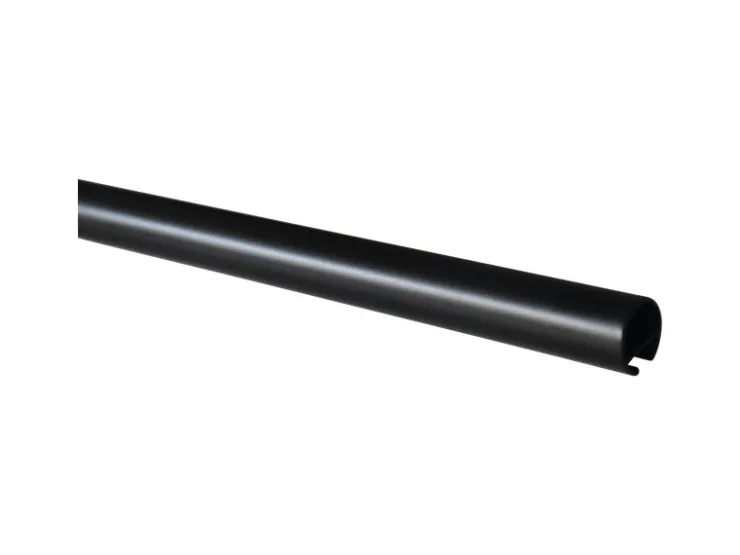 Gardinia Gardinenstange Chicago mit Innenlauf I Ø 20 mm Schwarz - Matt 200 cm* Gardinenstangen|Vorhänge