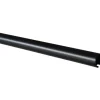 Gardinia Gardinenstange Chicago mit Innenlauf I Ø 20 mm Schwarz - Matt 240 cm* Seilspanngarnituren