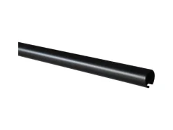 Gardinia Gardinenstange Chicago mit Innenlauf I Ø 20 mm Schwarz - Matt 240 cm* Seilspanngarnituren