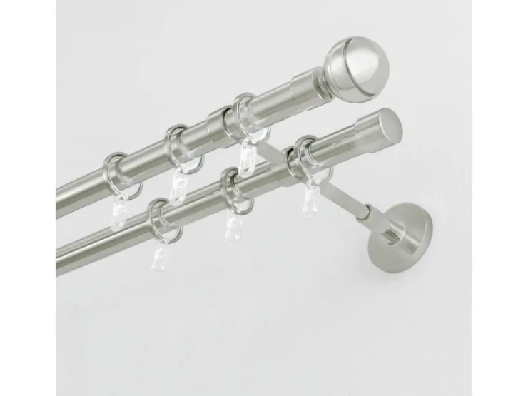 Gardinia Gardinenstange Chicago Ø 20 mm optik 240 cm* Gardinenstangen|Seilspanngarnituren