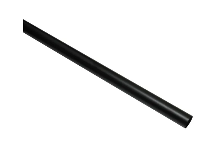 Gardinia Gardinenstange Denver Ø 25 mm 200 cm Schwarz Matt* Seilspanngarnituren|Gardinenstangen