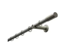 Gardinia Gardinenstangen-Set Zylinder Ø 20 mm optik 160 cm