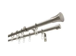 Gardinia Gardinenstangen-Set Konus mit Innenlauf II Ø 16/19 mm 120 cm - 210 cm* Seilspanngarnituren