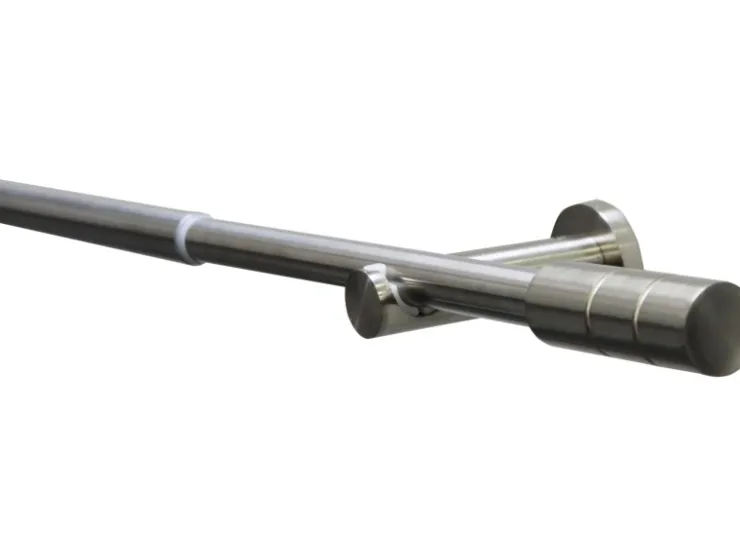 Gardinia Gardinenstangen-Set Kreta Zylinder Ø 16/19mm 190-340 cm