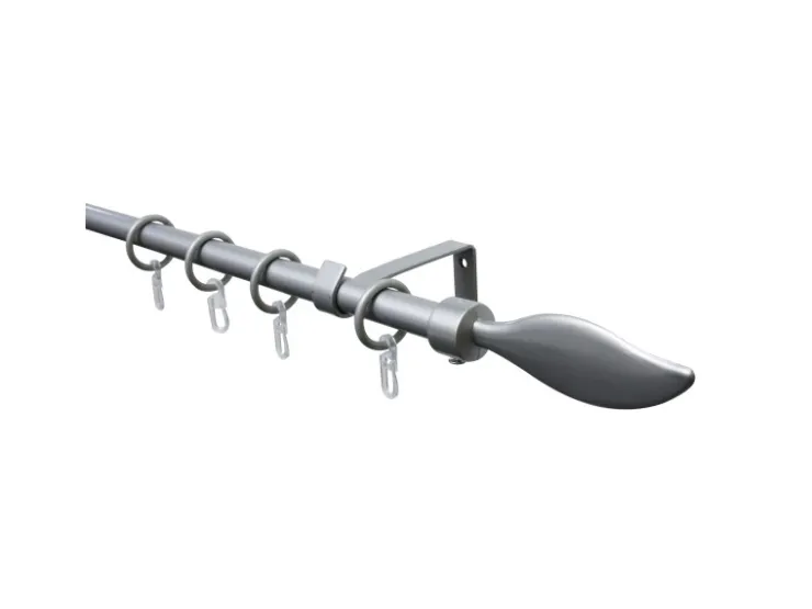 Gardinia Gardinenstangen-Set Flame Ø 13/16 mm 130 cm - 240 cm