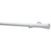 Gardinia Gardinenstangen-Set Korfu Ø 28 mm 1-Lauf 160 cm Weiß