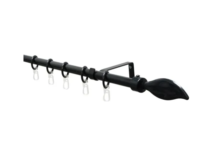 Gardinia Gardinenstangen-Set Flame Ø 13/16 mm 130 cm - 240 cm