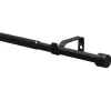 Gardinia Gardinenstangen-Set Kos Ø 16/19 mm Ausziehbar 190-340 cm Schwarz-Matt