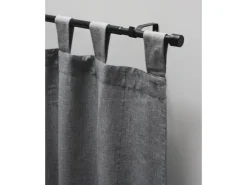 Gardinia Gardinenstangen-Set Kos Ø 16/19 mm Ausziehbar 190-340 cm Schwarz-Matt