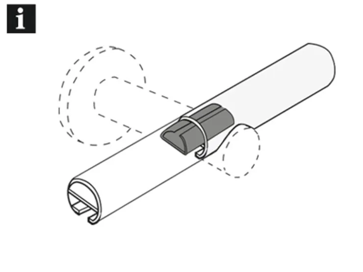 Gardinia Gardinenstangen-Verbinder Memphis Ø 16 mm* Gardinenstangen|Gardinenschienen