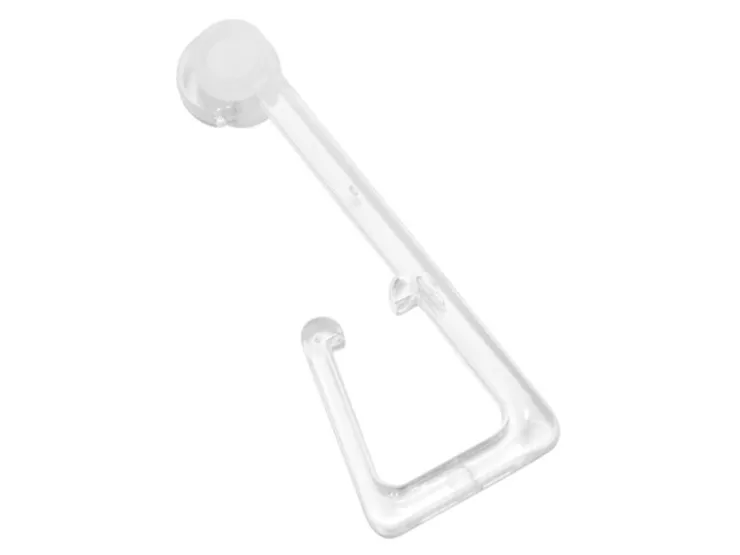 Gardinia Haken für Stoffösen mit X-Gleiter und Rollen Transparent 10-er Pack* Gardinenschienen