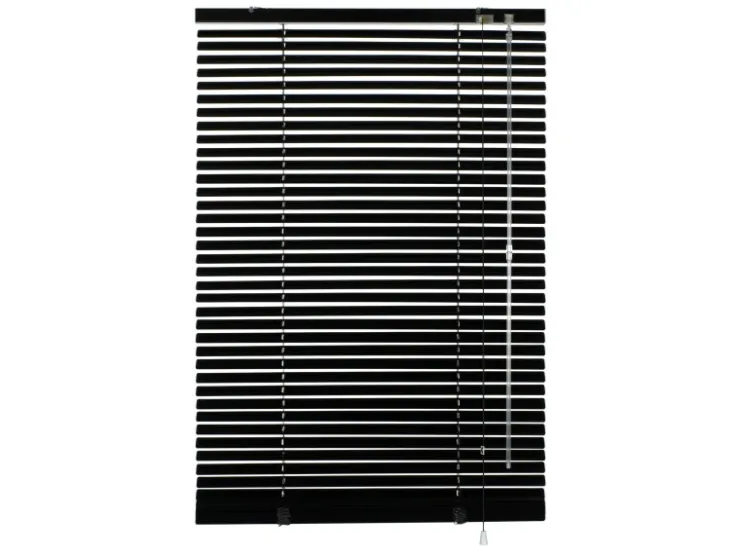 Gardinia Jalousie Aluminium 140 cm x 175 cm Schwarz