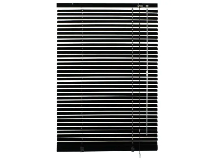 Gardinia Jalousie Aluminium 50 cm x 175 cm Schwarz