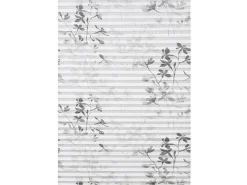 Gardinia Plissee Bella Blätter 100 cm x 130 cm Weiß