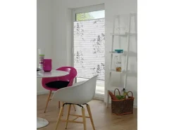 Gardinia Plissee Bella Blätter 50 cm x 130 cm Weiß* Raffrollos|Plissees