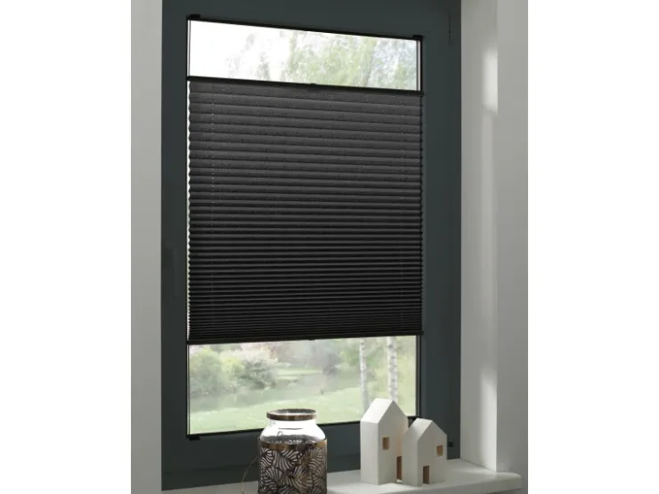 Gardinia Plissee Concept Tageslicht 40 cm x 130 cm Schwarz* Plissees