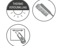 Gardinia Plissee Concept Thermo 40 cm x 130 cm