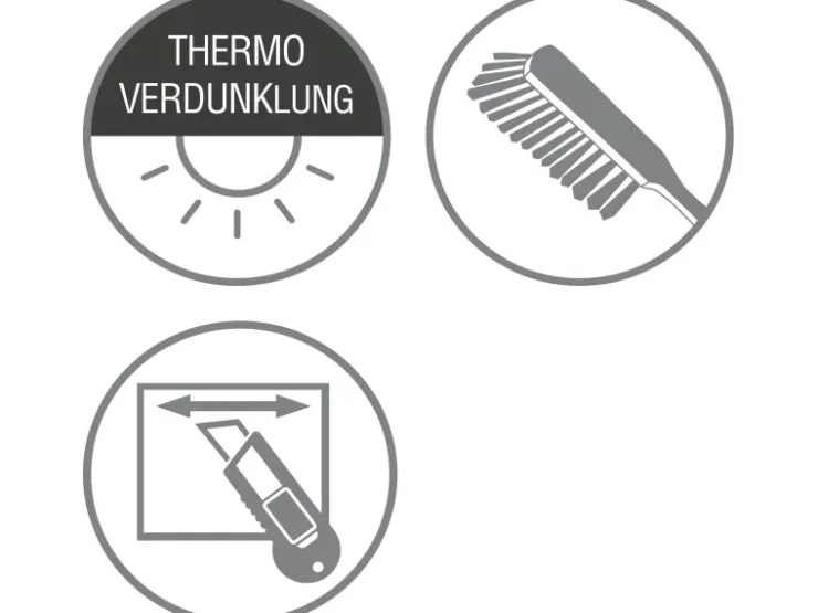 Gardinia Plissee Concept Thermo 100 cm x 130 cm