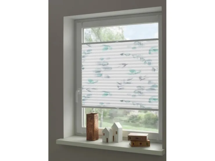 Gardinia Plissee Concept zum Klemmen 50 cm x 130 cm Dekor Zweig* Plissees