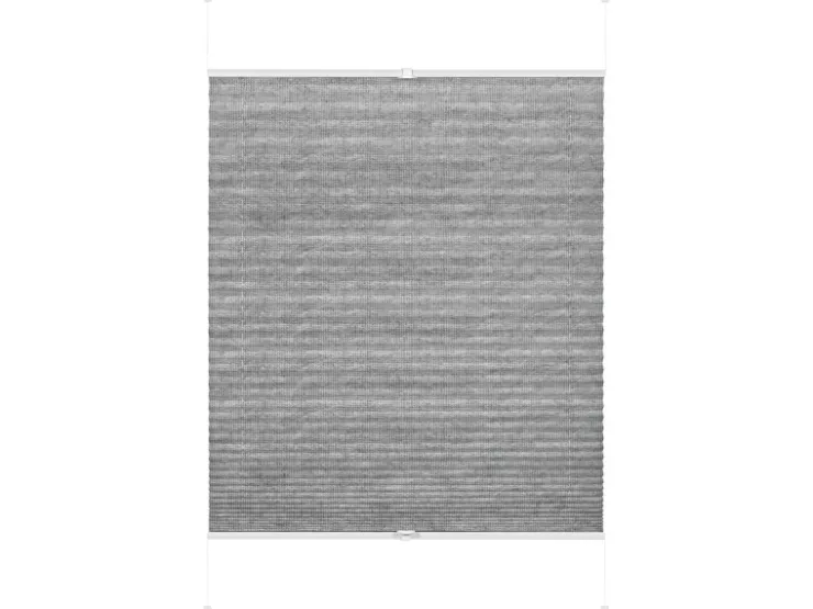 Gardinia Plissee Concept zum Klemmen 100 % Recycling Stoff 80 cm x 210 cm Grau