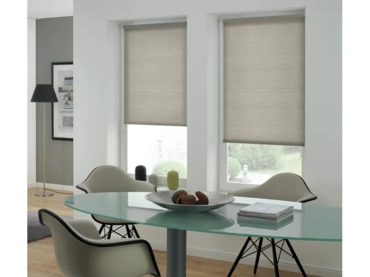 Gardinia Rollo EasyFix Natur 120 cm x 150 cm Grau-Melange* Raffrollos