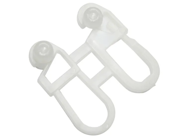 Gardinia Rollringe für Schleuderstab Weiß 6-er Pack* Vorhänge|Gardinen