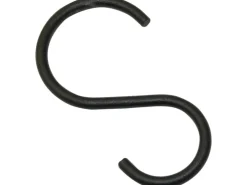 Gardinia S - Haken Industrial Home Ø 25 mm Schwarz 10 Stück
