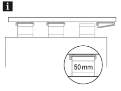 Gardinia Schlaufengleiter mit X-Gleitern und Rollen Weiß 10-er Pack