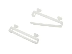 Gardinia Schlaufengleiter Weiß 10-er Pack