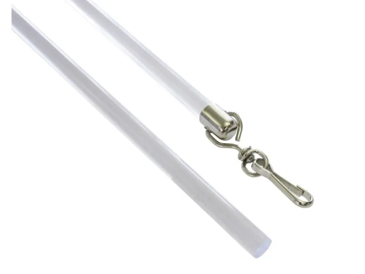 Gardinia Schleuderstab Kunststoff Transparent 100 cm 2-er Pack
