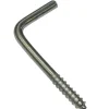 Gardinia Schraubhaken für Vitragestangen Silber-Matt 2,5 cm 20-er Pack