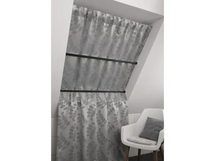 Gardinia Spannstange Ø 23/26 mm Schwarz 130 cm - 220 cm* Vorhänge|Gardinen