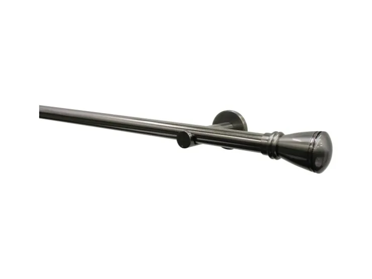 Gardinia Träger Chicago für Ø 20 mm offen Titan 8 cm