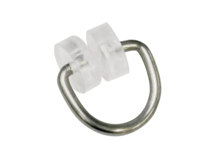 Gardinia T-Rollringe Silber/Transparent 20-er Pack* Gardinenschienen