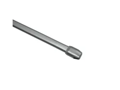Gardinia Vitragestange flachoval Ø 11 mm Silber-Matt 40 cm - 65 cm 2-er Pack* Plissees|Gardinenstangen