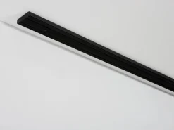 Gardinia Vorhangschienen-Set 2-Lauf Schwarz 150 cm
