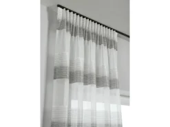 Gardinia Vorhangschienen-Set Lucy 1-läufig Schwarz-Matt 230 cm