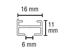 Gardinia Vorhangschienen-Set Lucy 1-läufig 200 cm