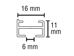 Gardinia Vorhangschienen-Set Lucy 1-läufig 200 cm