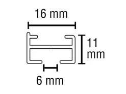 Gardinia Vorhangschienen-Set Lucy 1-läufig 230 cm