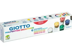 Giotto Malfertige Deckfarben 6 x 18 ml